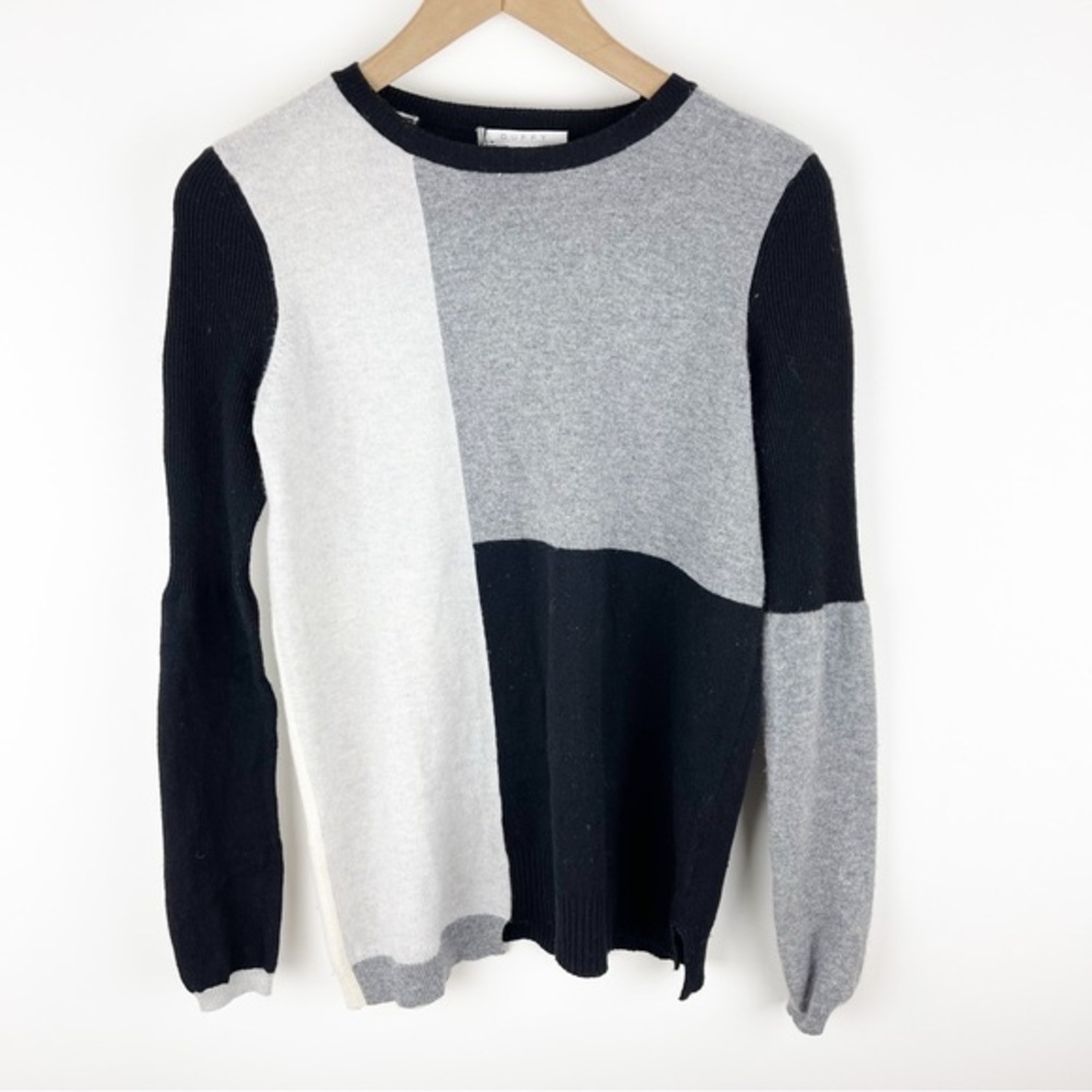 Duffy Colorblock Cashmere Sweater Size Extra Small
